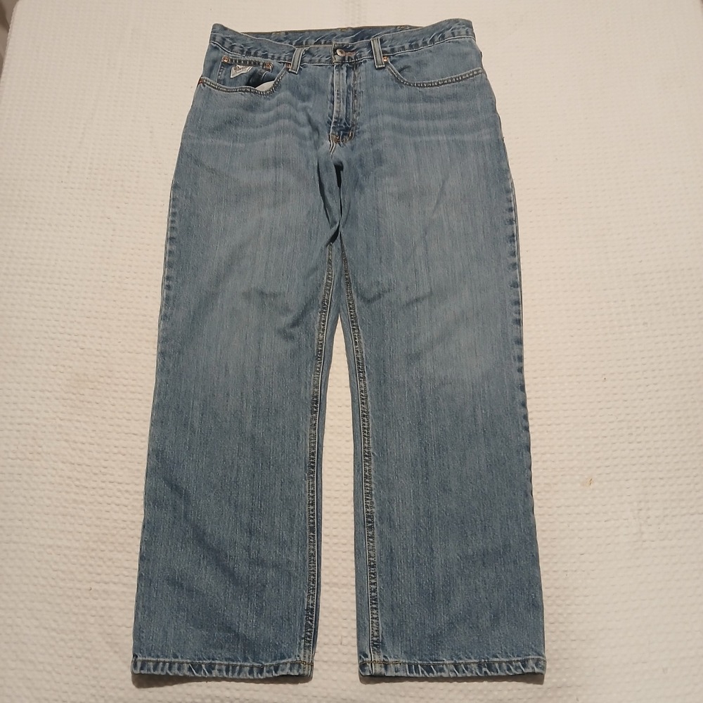Cinch Up Mens Medium Wash Straight Leg Denim Jeans MB92834003 36x30